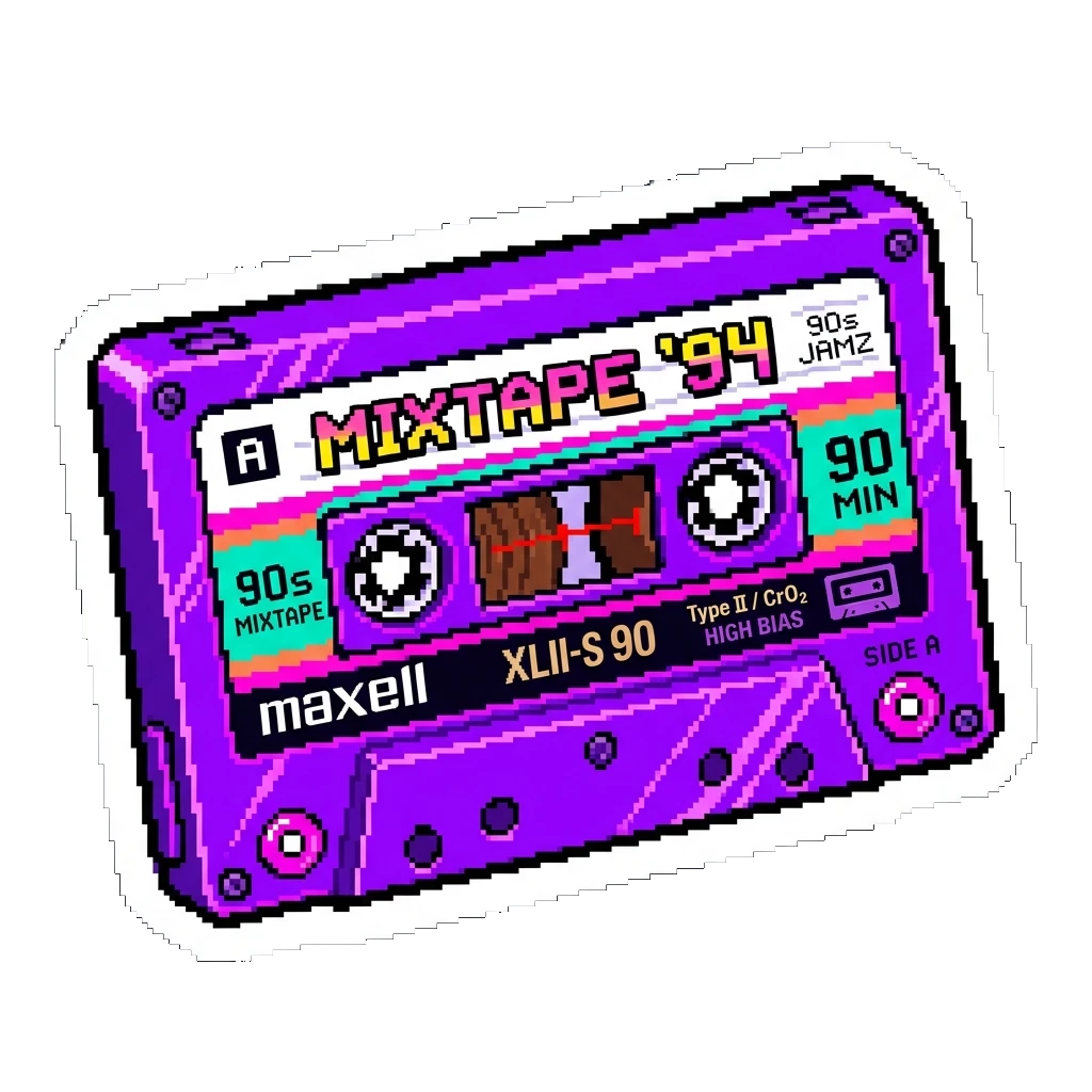 Cassette Sticker